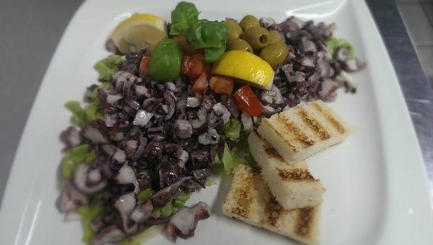 sport.s squid salad