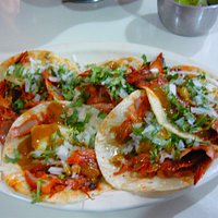 Tacos al pastor! Excelentes