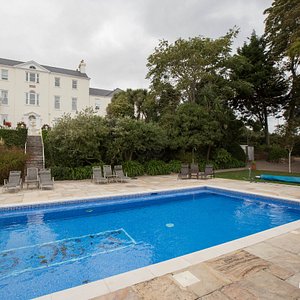 The Pool at the La Haule Manor Hotel