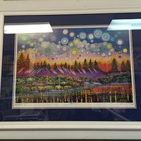 Beautiful art and wonderful artist! One of the best part of our trip!