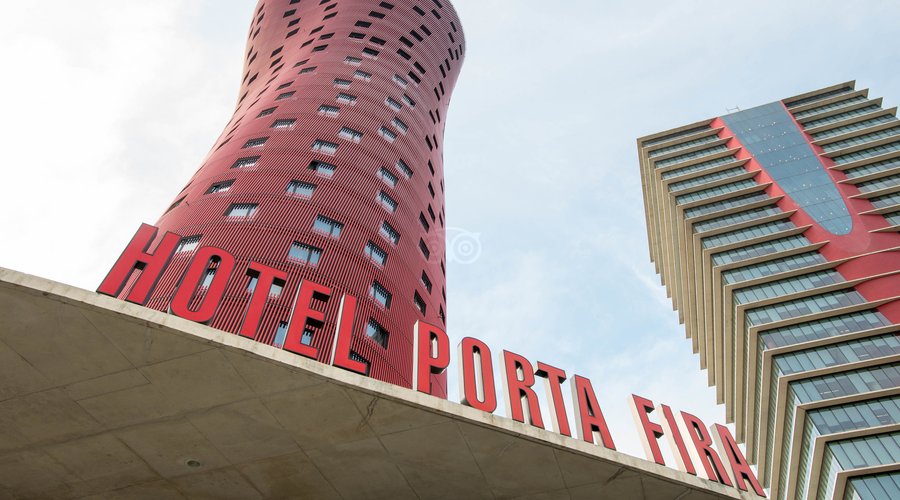 Street at the Porta Fira Hotel