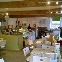 Counter and seating area