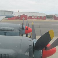 The last airworthy Avro Shackleton seen from the aircraft