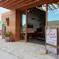 The entrance to the Alma Rosa Tasting Room.
