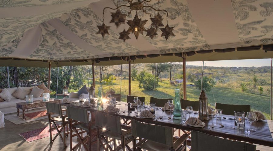 The dining tent