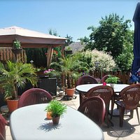 Terrasse arrière plein sud