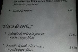Menú