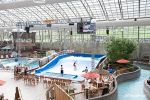 Jay Peak Resort in Jay, image may contain: Water, Water Park, Pool, Person
