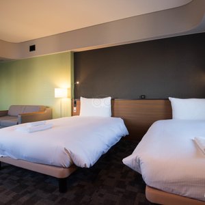 The Twin Room at the Agora Place Asakusa