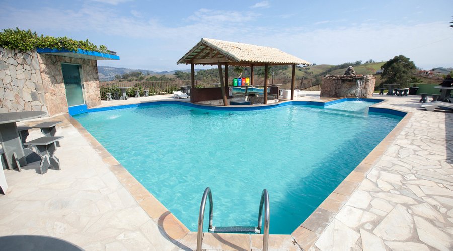The Outdoor Pool at the Hotel Fazenda Alpes das Ãguas