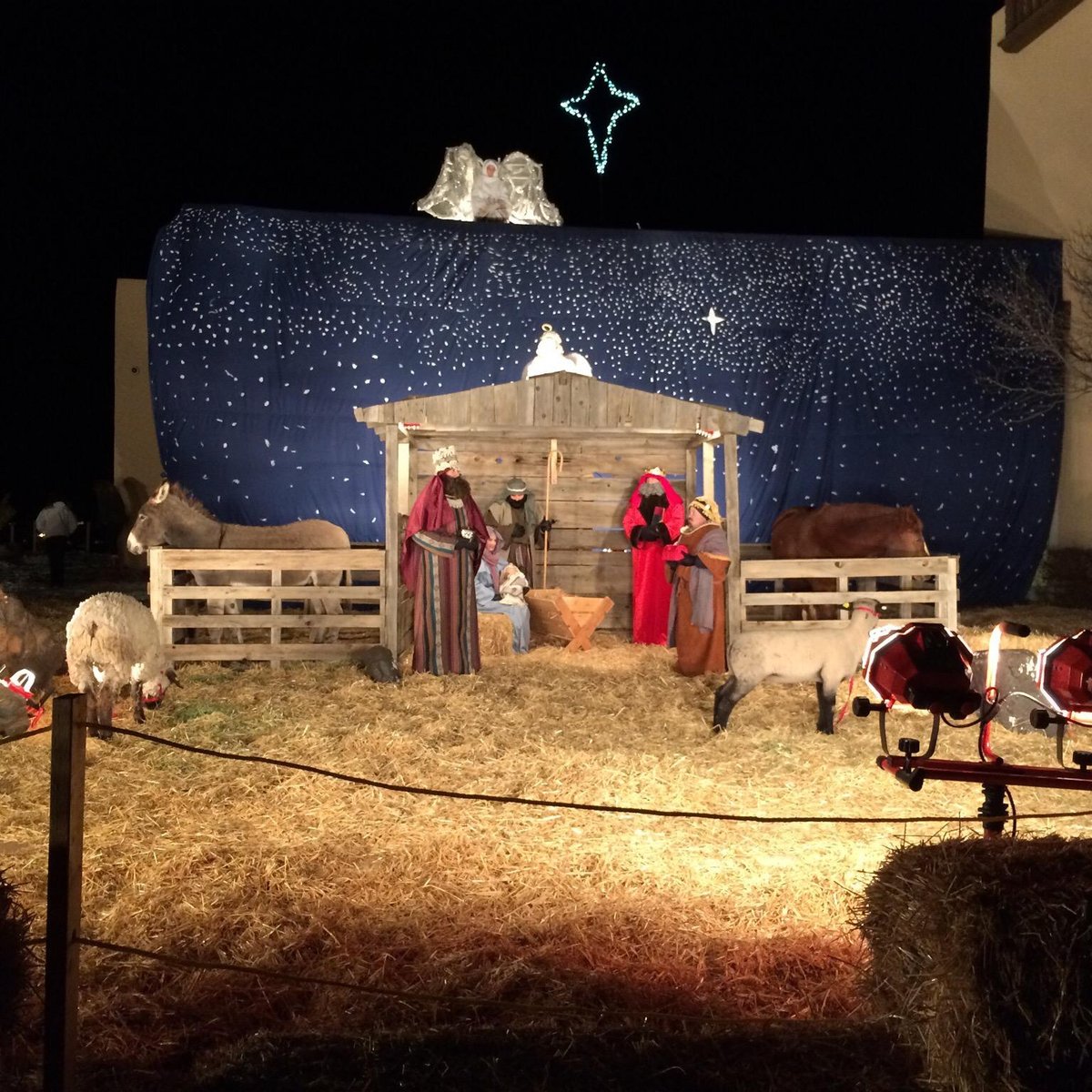 Live Nativity at the First Baptist Church of Santa Fe