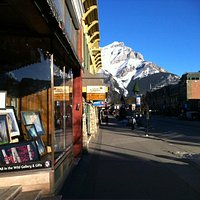 Banff Ave & Gallery Window