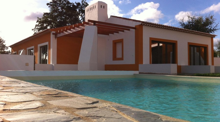 Quartos e Piscina