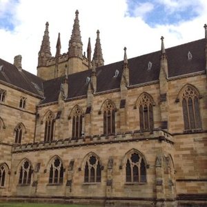 Out side of the St.John's College with SYD Uni