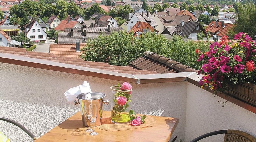 Blick von unserm Zimmer