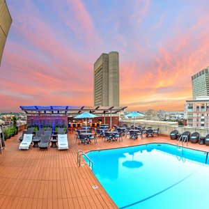 The Colonnade Hotel in Boston, image may contain: Penthouse, Home Decor, Interior Design, Furniture