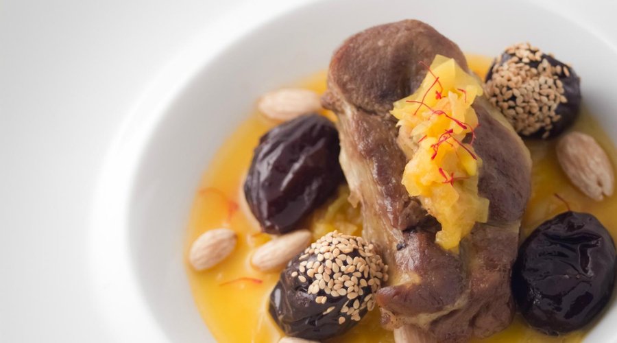 tagine agneau pruneaux amandes