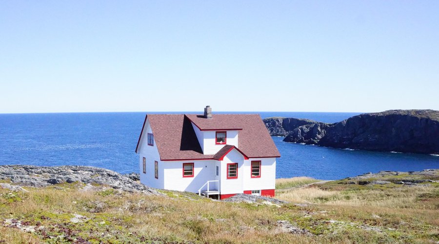 Lightkeeper's house view.