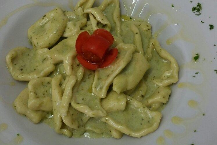 Strascichi al mascarpesto