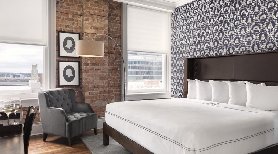 Skyline King rooms boast city views and all the modern comforts you'd expect at Q&C.