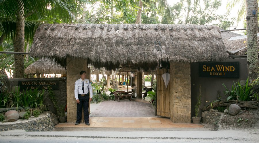 Entrance at the Sea Wind Boracay Island