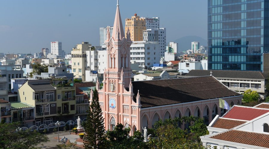 Cathedral view from ThoiDai Hotel