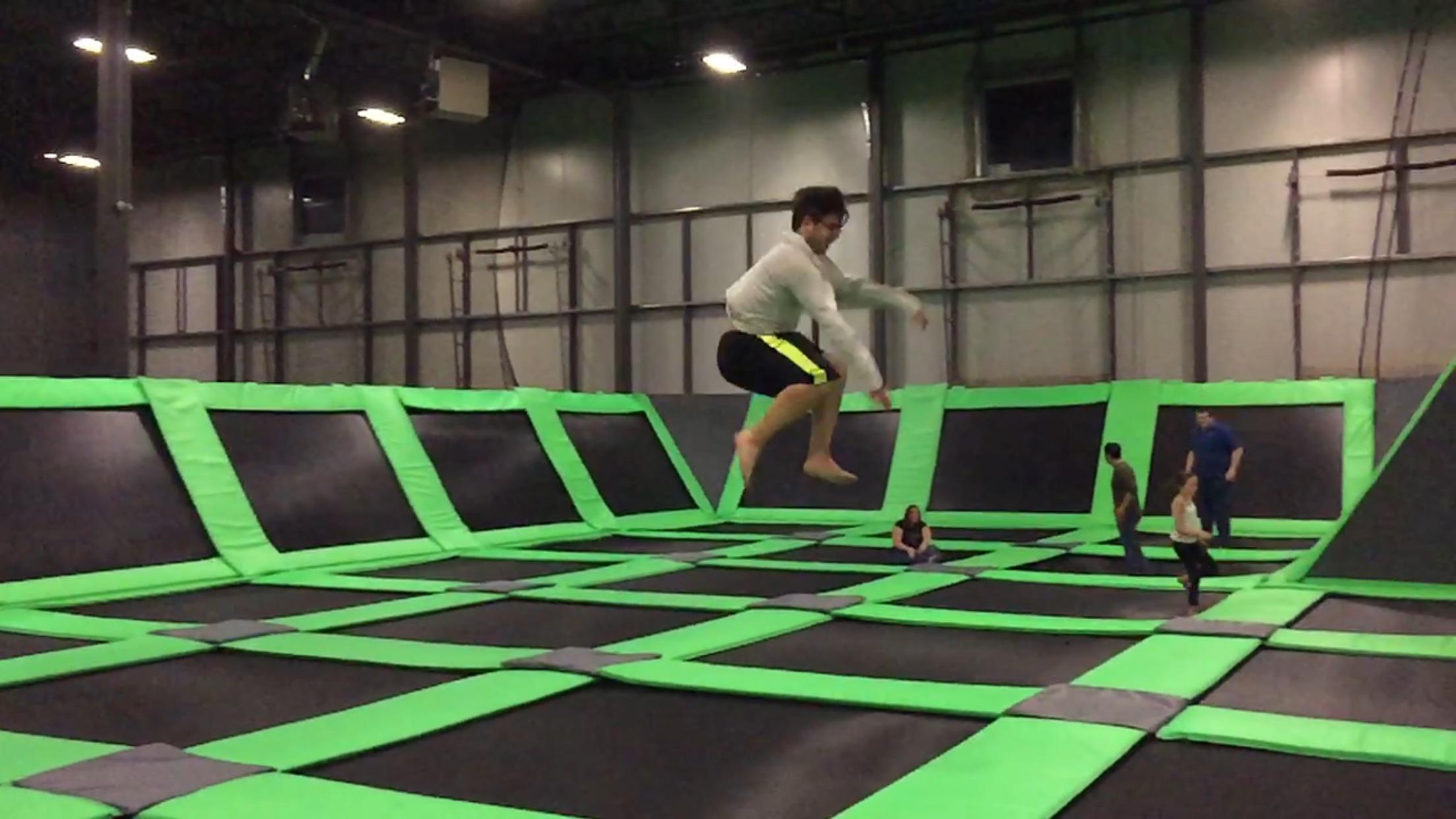 Jump 360 trampoline on sale park