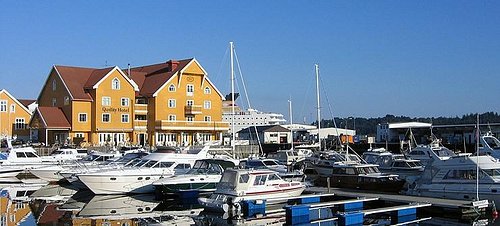 Guest harbour at Quality Hotel.