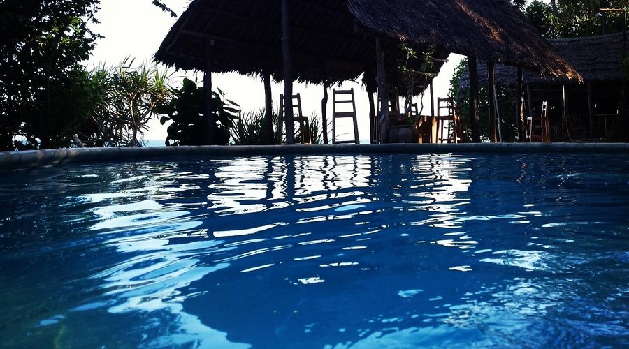 View from the pool