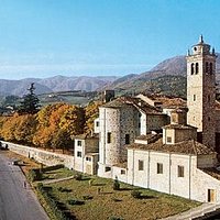 Il Santuario della Madonna dell'Aiuto in Bobbio visto da Corgnate