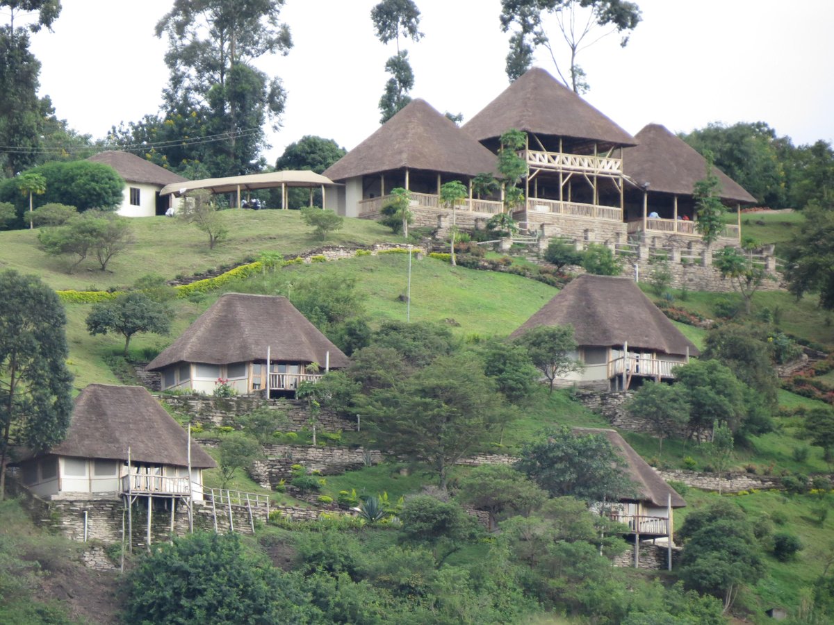 lodge seen from an angle