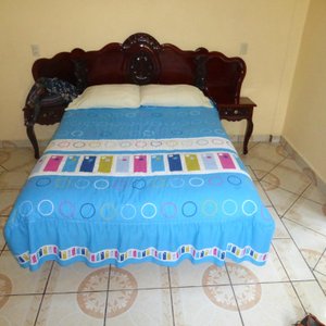 Margareta and Ed's air-conditioned room