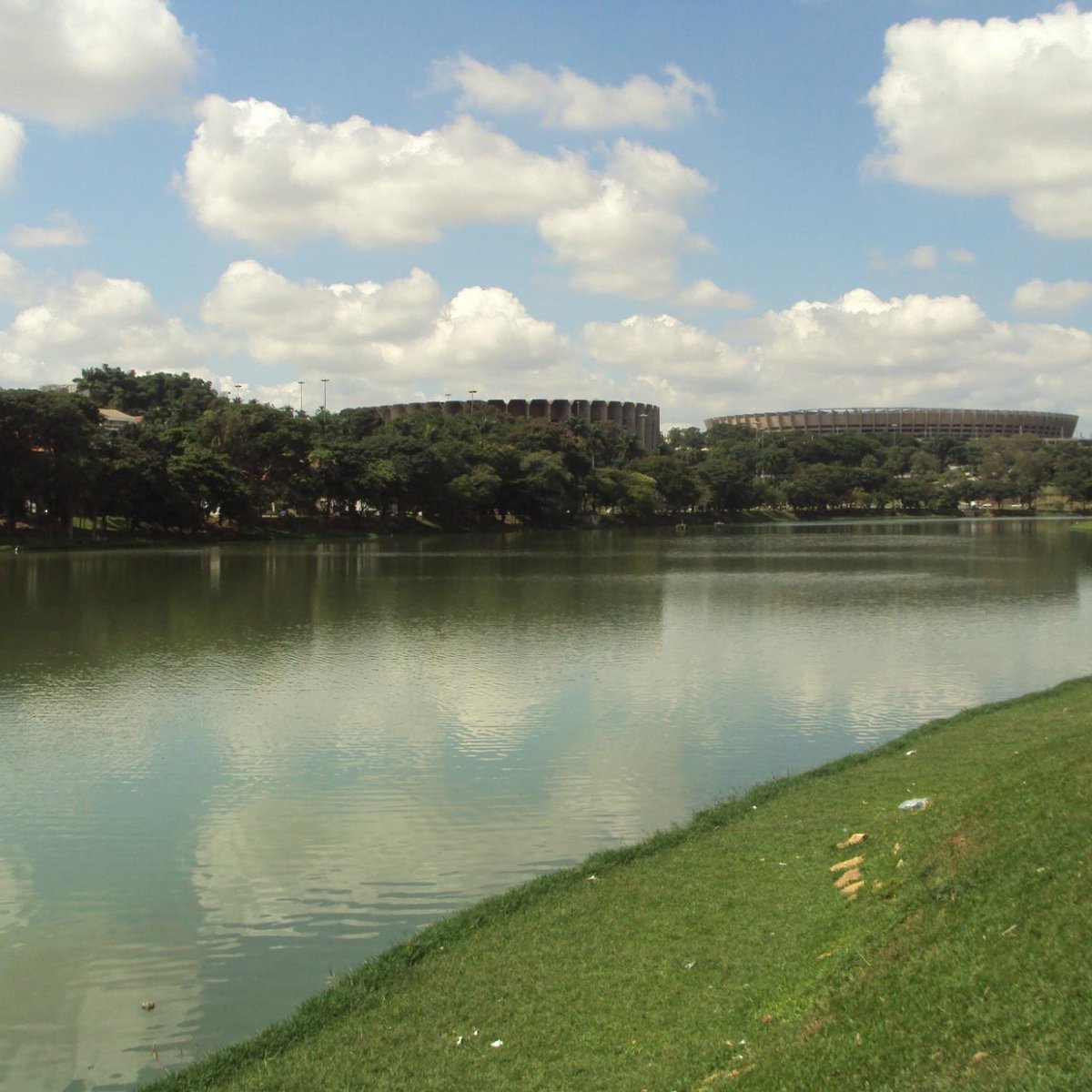 Yacht Club, Pampulha, Belo Horizonte, with Casino in the background