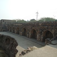 The dam is still preserved well.