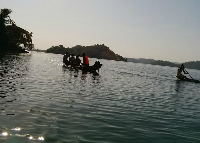 Canoe ride on the lake