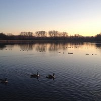 Sunset at the reservoir