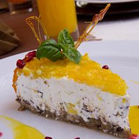 creamy orange cheesecake
