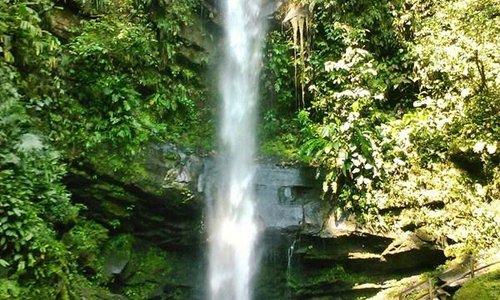 hermosa caída de agua
