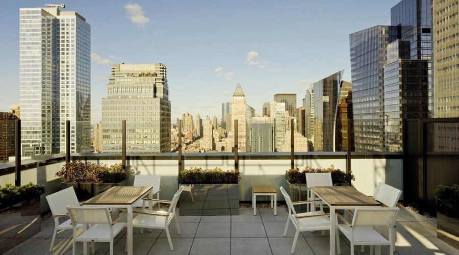 Element New York Times Square West Rooftop Patio