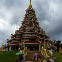 Front view of pagoda