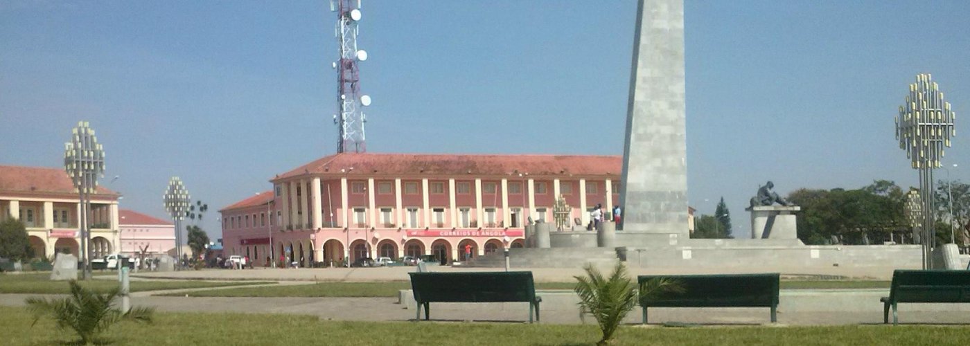 Post office building near the main square, Huambo