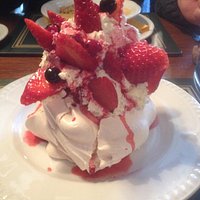 Strawberry Pavlova at The a Lemon Tree