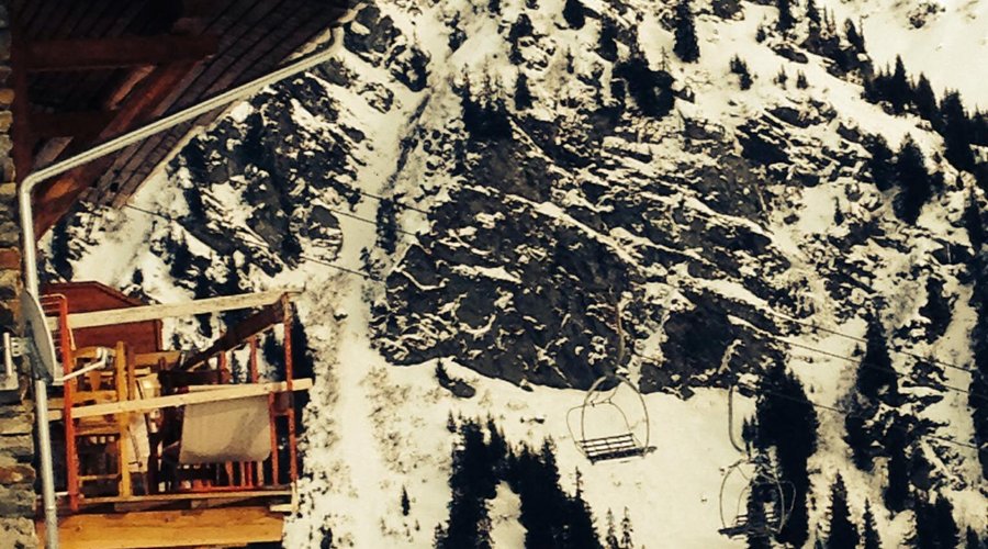 view from the chalet