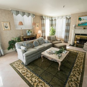 The Dunhill Hotel in Charlotte, image may contain: Home Decor, Living Room, Couch, Table