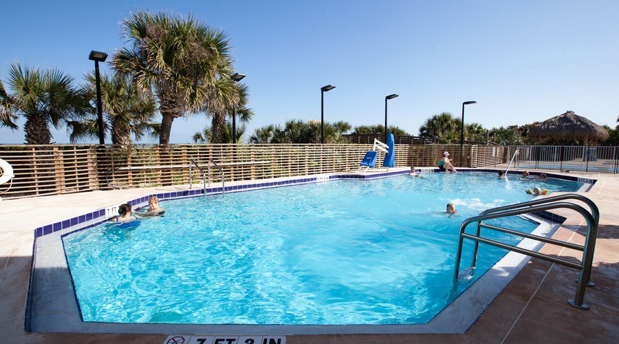 The Pool at the Hilton Cocoa Beach Oceanfront