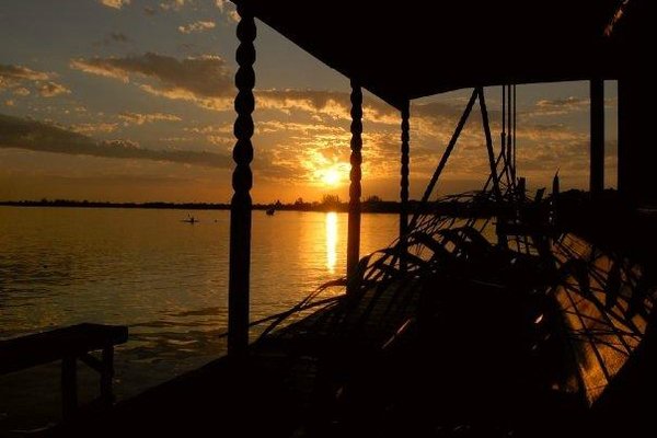 Utila Sunset from the Porch Swings