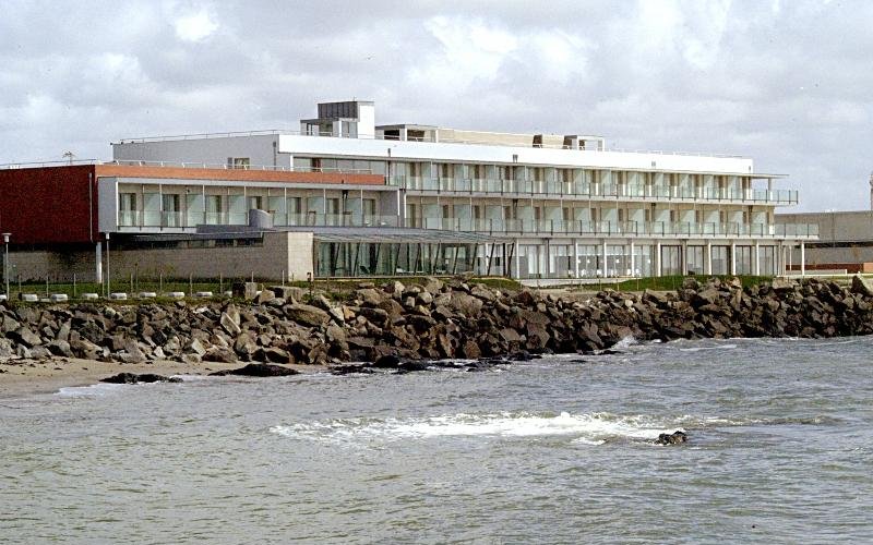 Hotel view from the sea