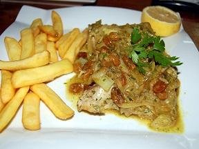 bacalau con pasas