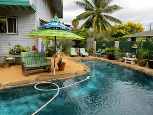 Pool und Strand