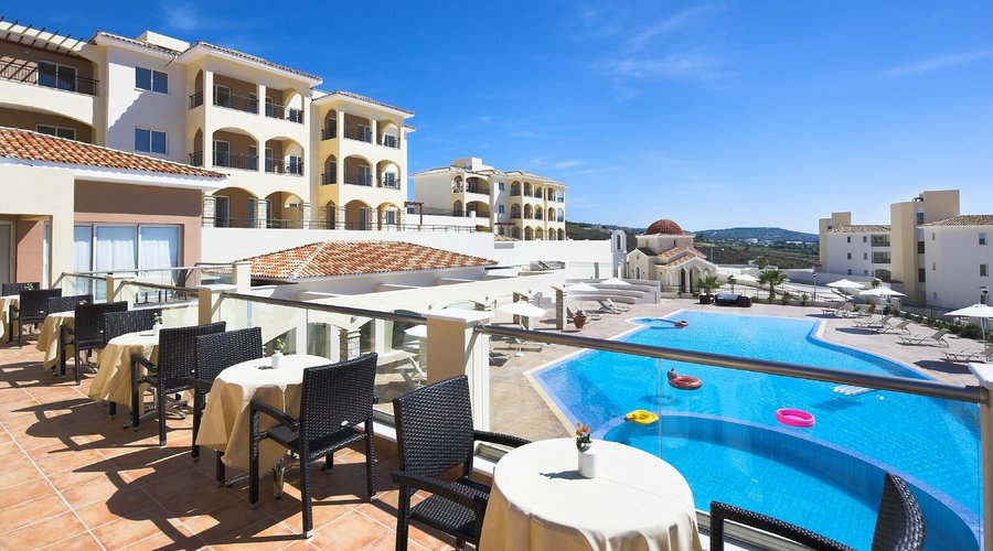 Pool View from Restaurant Area